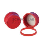 Screw Top Reagent Bottle Spare Caps - Red - Pack of 10